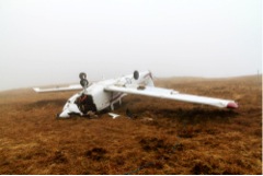 Plane crashed into a field